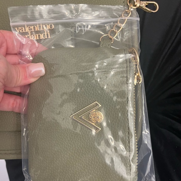 NWT Valentino Orlandi Green Crossbody Purse - Picture 11 of 14